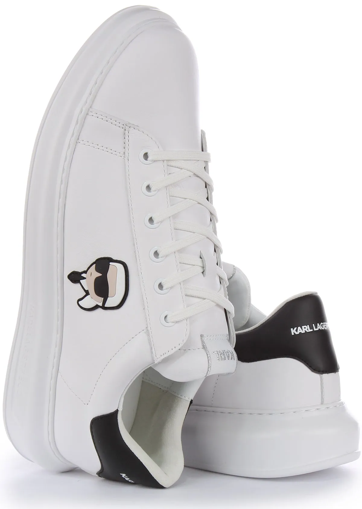 Karl Lagerfeld Kapri Nft Lo In White Black For Men Balance Control