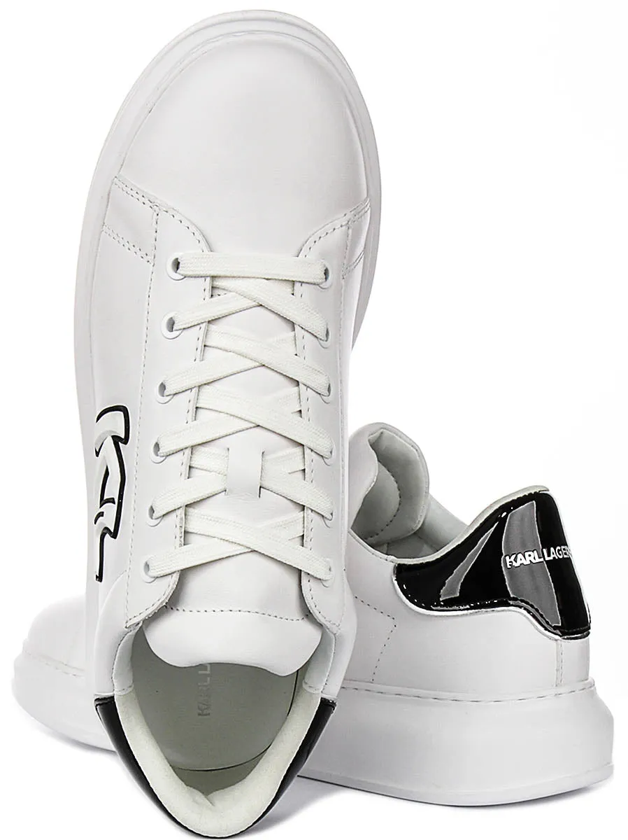Karl Lagerfeld Kapri Side Trim In White Black For Men Non-Slip Grip