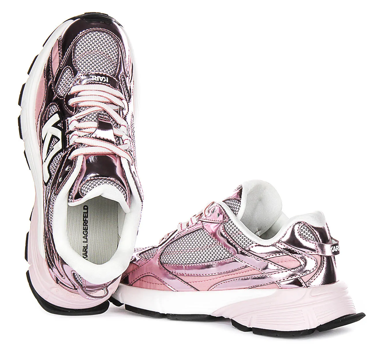 Karl Lagerfeld Orion Sidetrim In Pink For Women Shock Resistant