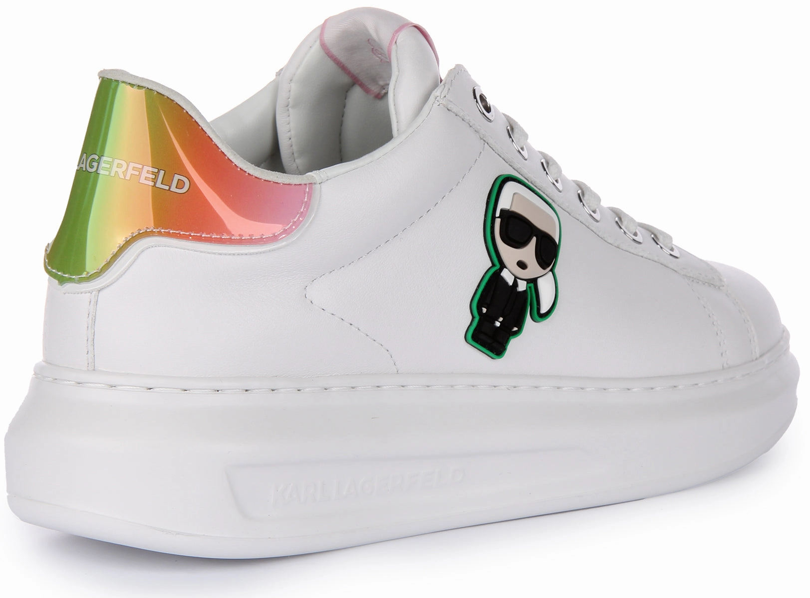 Karl Lagerfeld Kapri Gradient In White Pink For Women Cloud Comfort