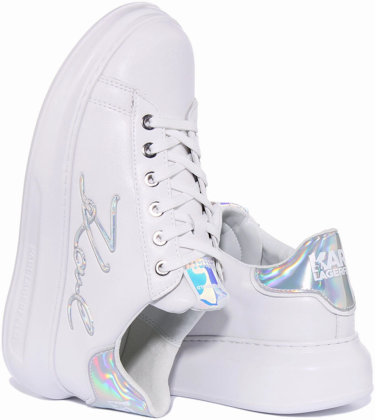 Karl Lagerfeld Kapri In White For Women Fast Transition