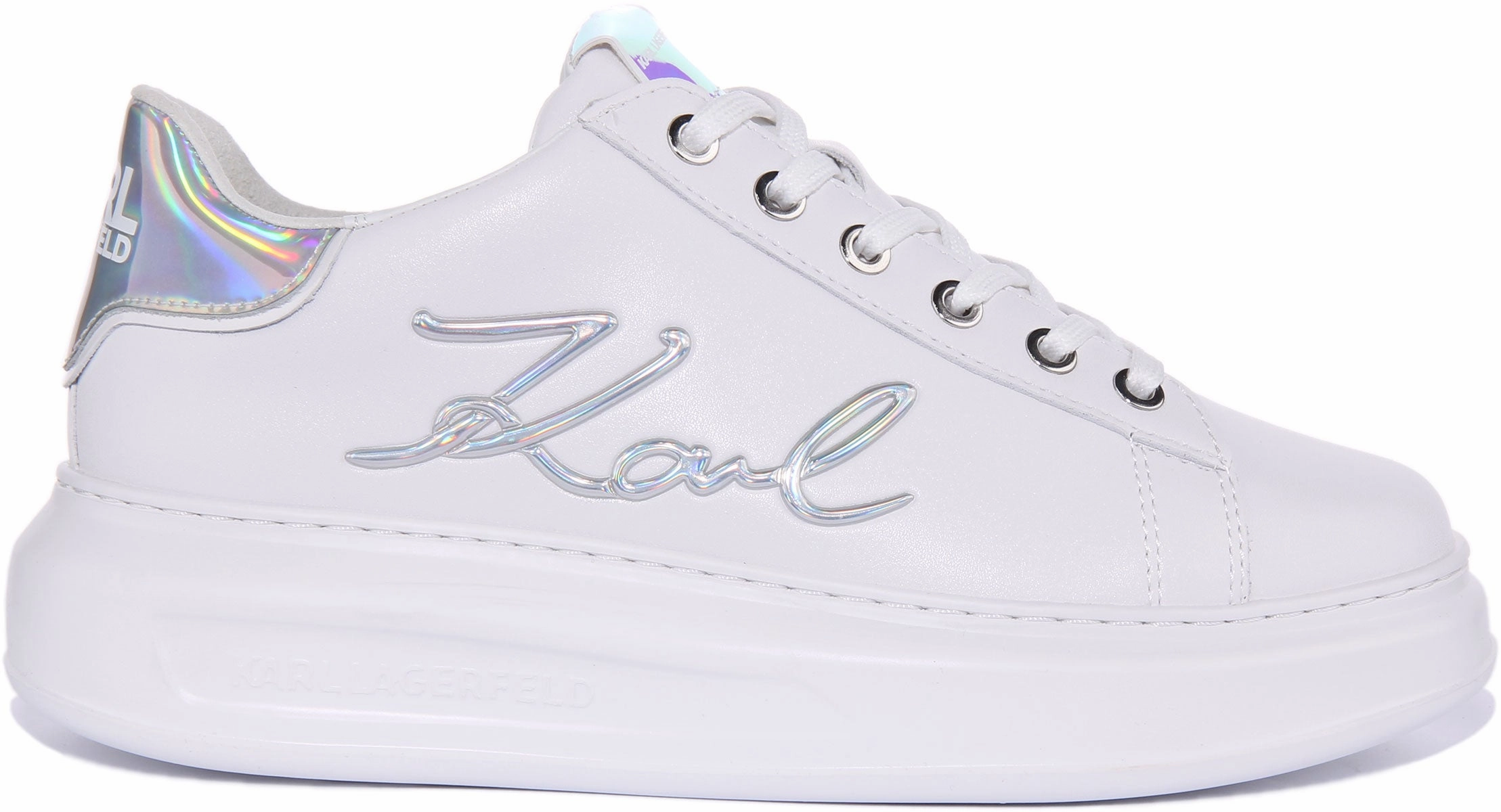 Karl Lagerfeld Kapri In White For Women Fast Transition