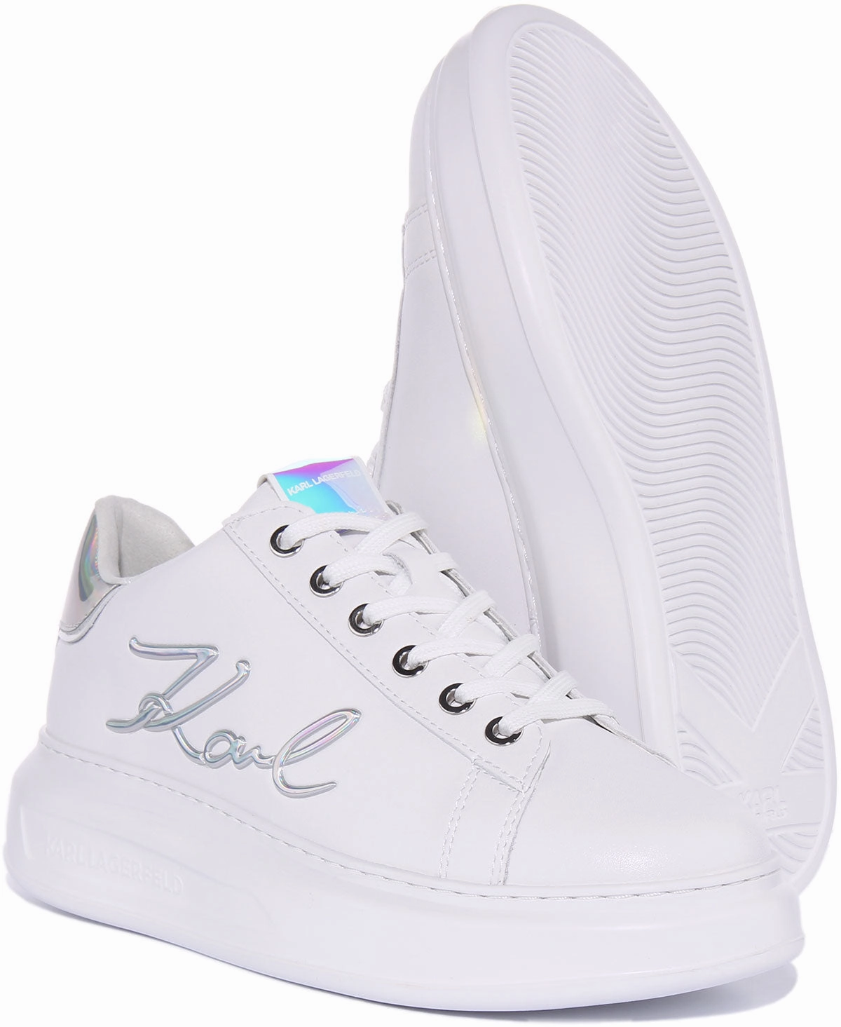 Karl Lagerfeld Kapri In White For Women Fast Transition