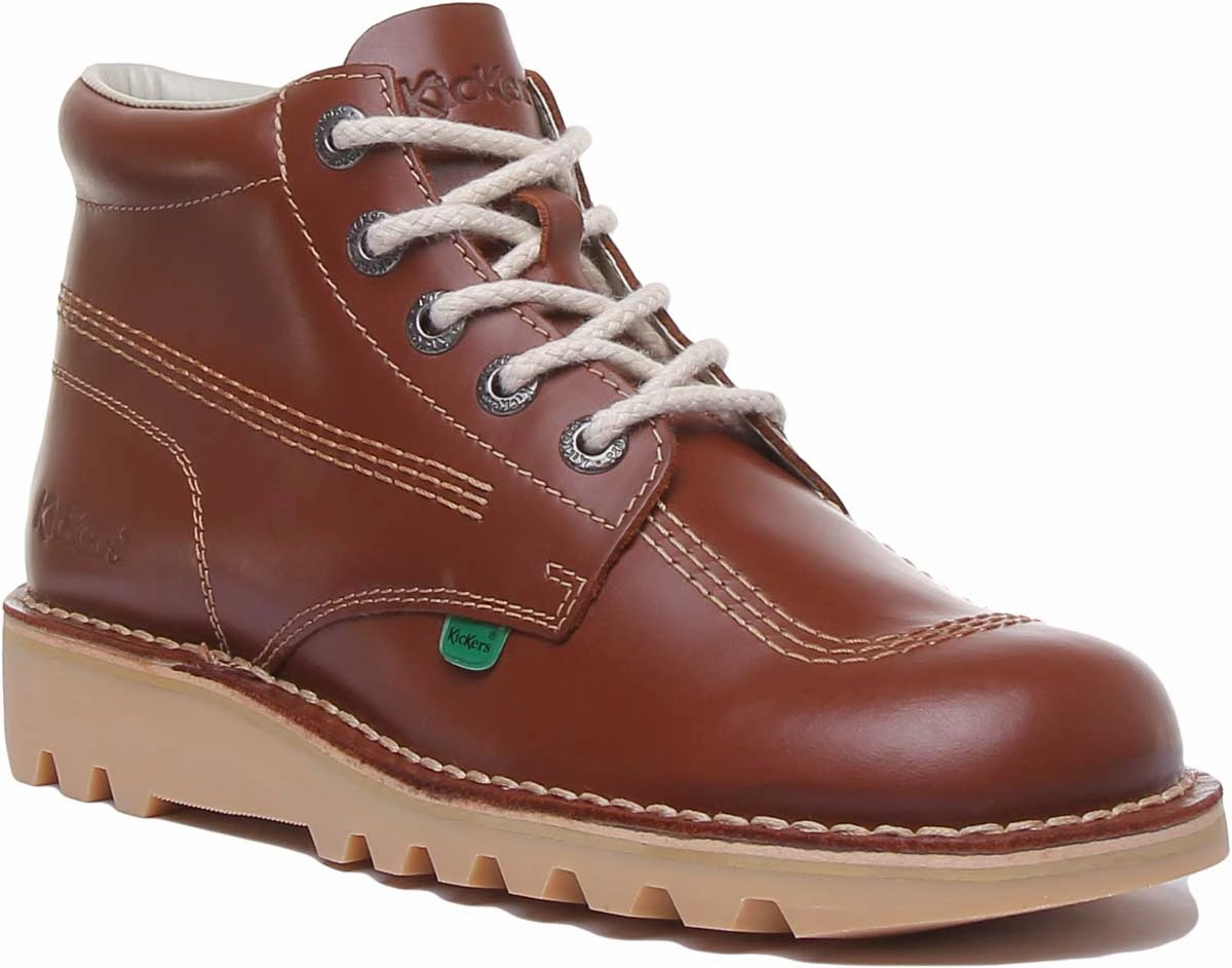 Kickers Kick Hi M In Tan in Adults UK Size 6.5 - 12 Non Slip Bootie Cut