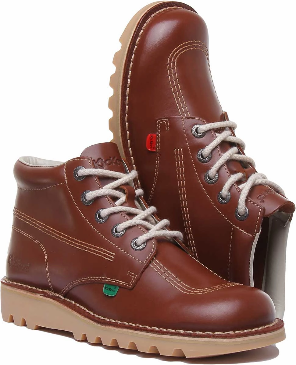 Kickers Kick Hi M In Tan in Adults UK Size 6.5 - 12 Oasis Tough