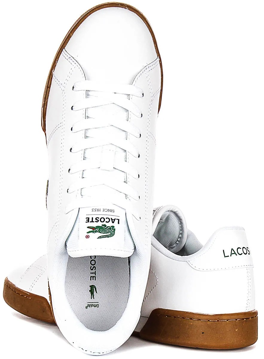 Lacoste Carnaby Cupsole In White Gum For Men Arch Boost
