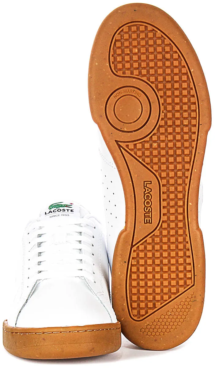 Lacoste Carnaby Cupsole In White Gum For Men Arch Boost