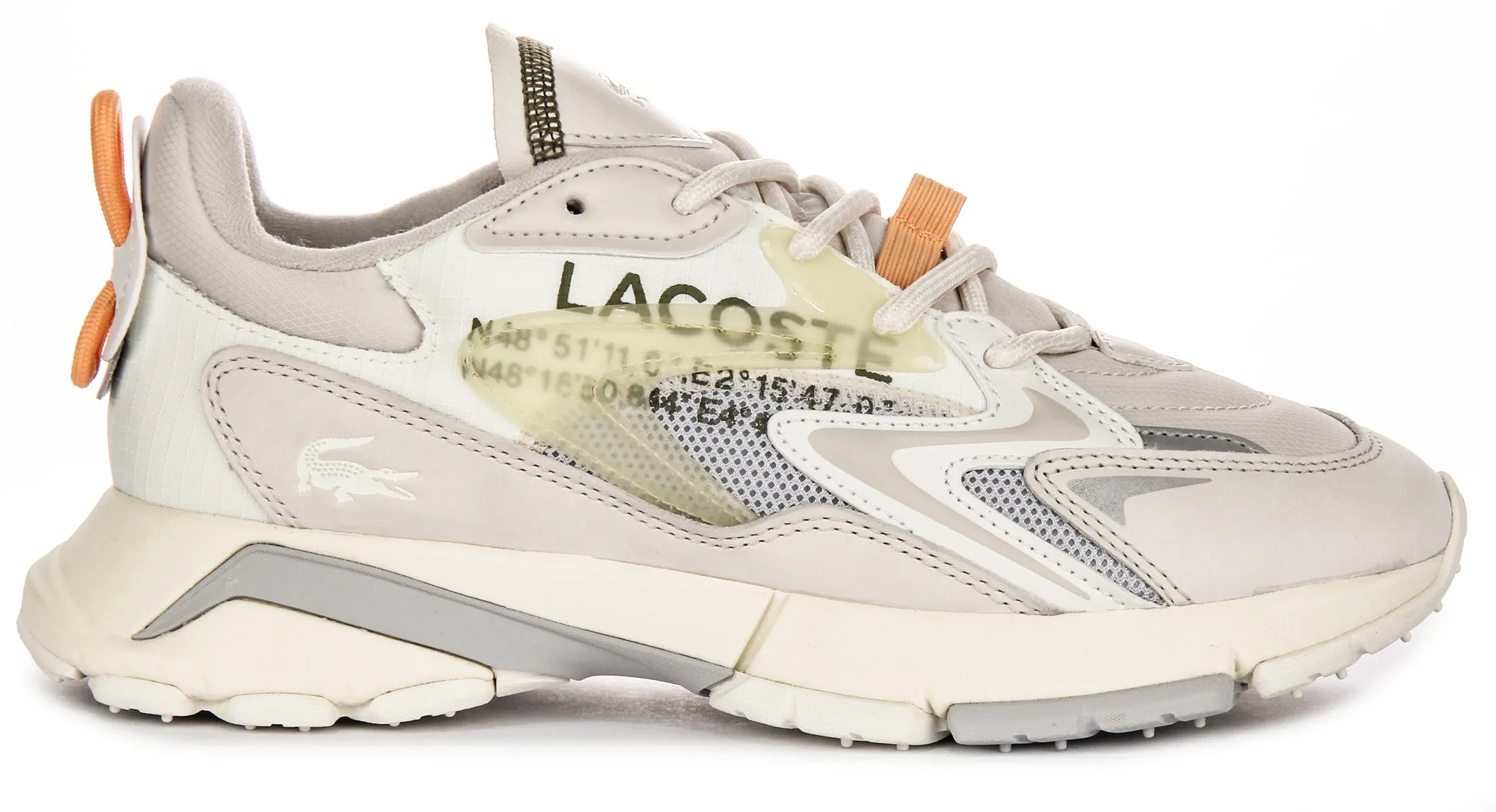 Lacoste Loo3 Neo Tech In Off White For Men Feather Light