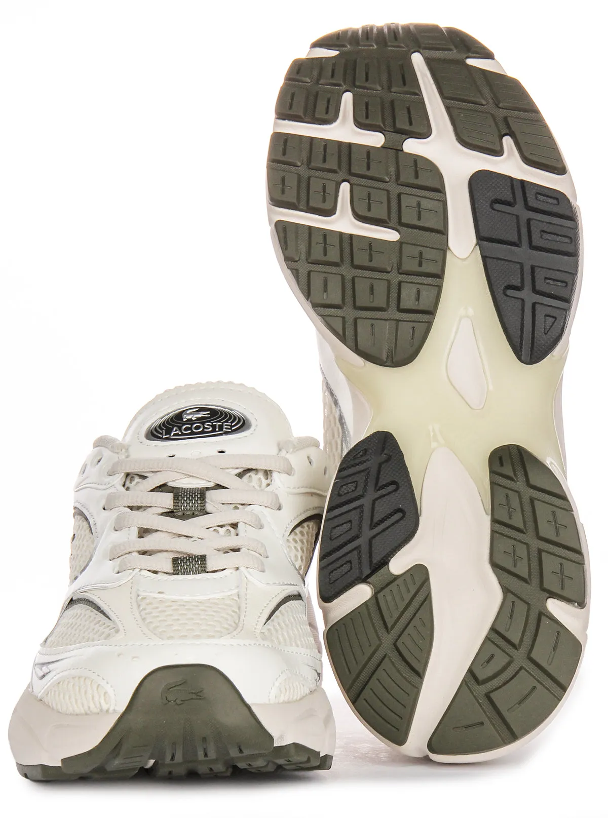 Lacoste Storm 96 2K In Cream For Women Side Support