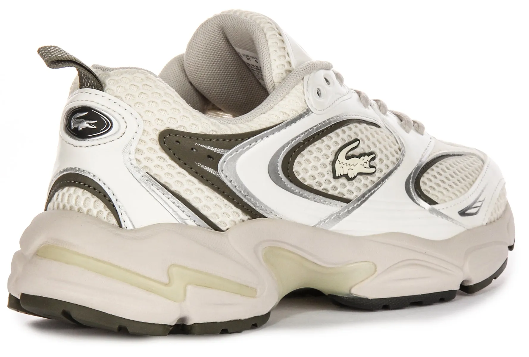 Lacoste Storm 96 2K In Cream For Women Side Support