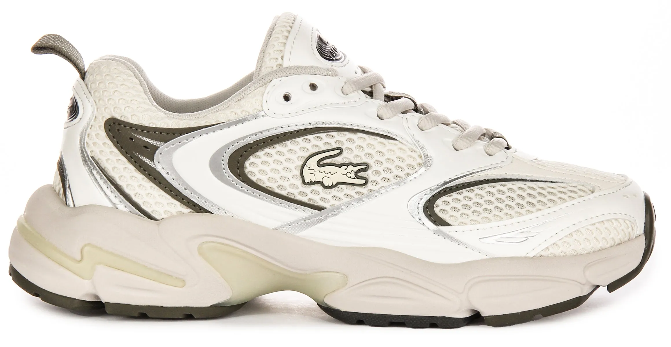 Lacoste Storm 96 2K In Cream For Women Side Support