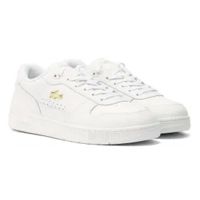 Outsole base stabilizes high-speed performance Breath Flow Lacoste T-Clip Leather Women's White Trainers