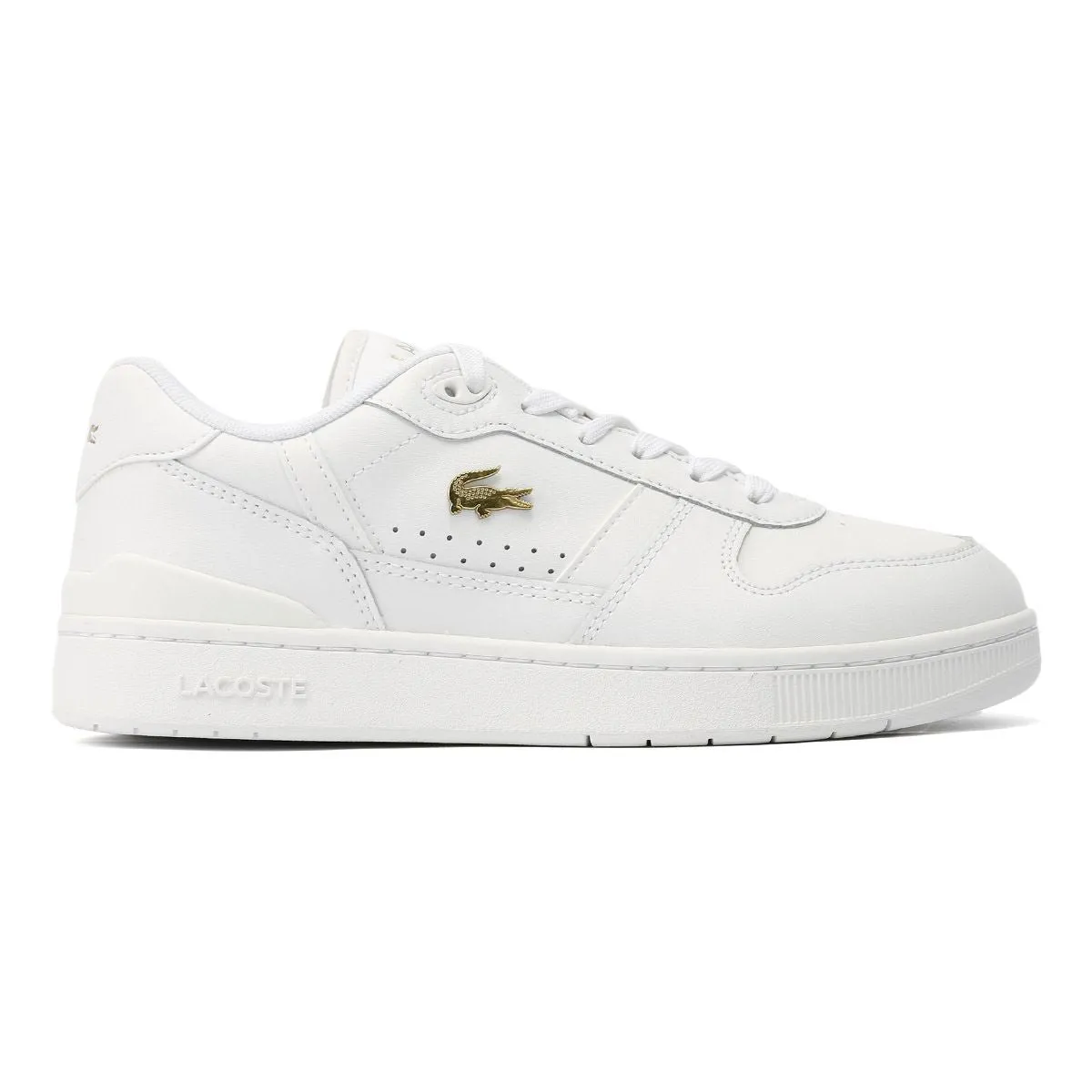 Lacoste T-Clip Leather Women's White Trainers Ergonomic Design