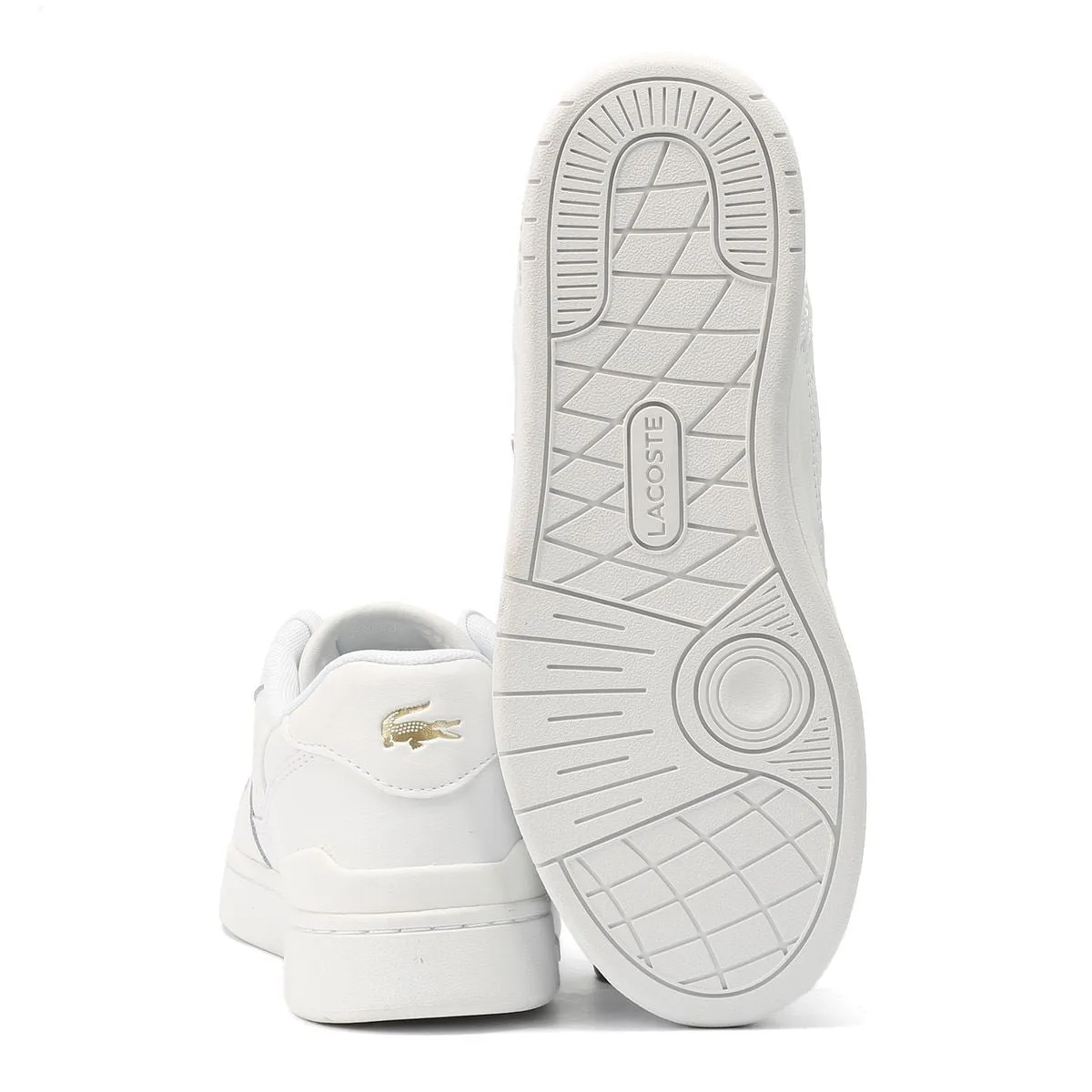 Lacoste T-Clip Leather Women's White Trainers Ergonomic Design