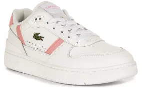 Lacoste T Clip Set In White Pink For Women insulated