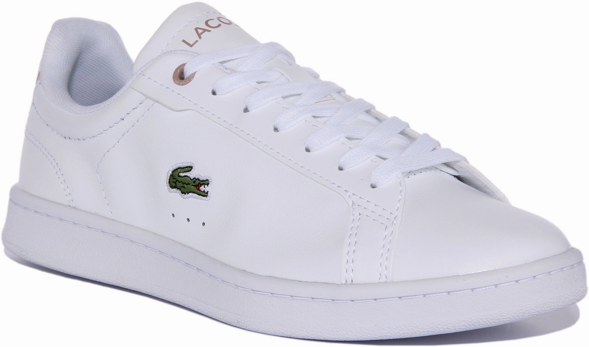 Lacoste Carnaby Pro In White Pink For Women High Mobility