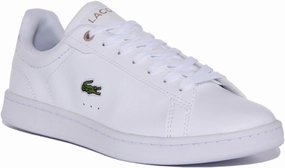 Lacoste Carnaby Pro In White Pink For Women High Mobility