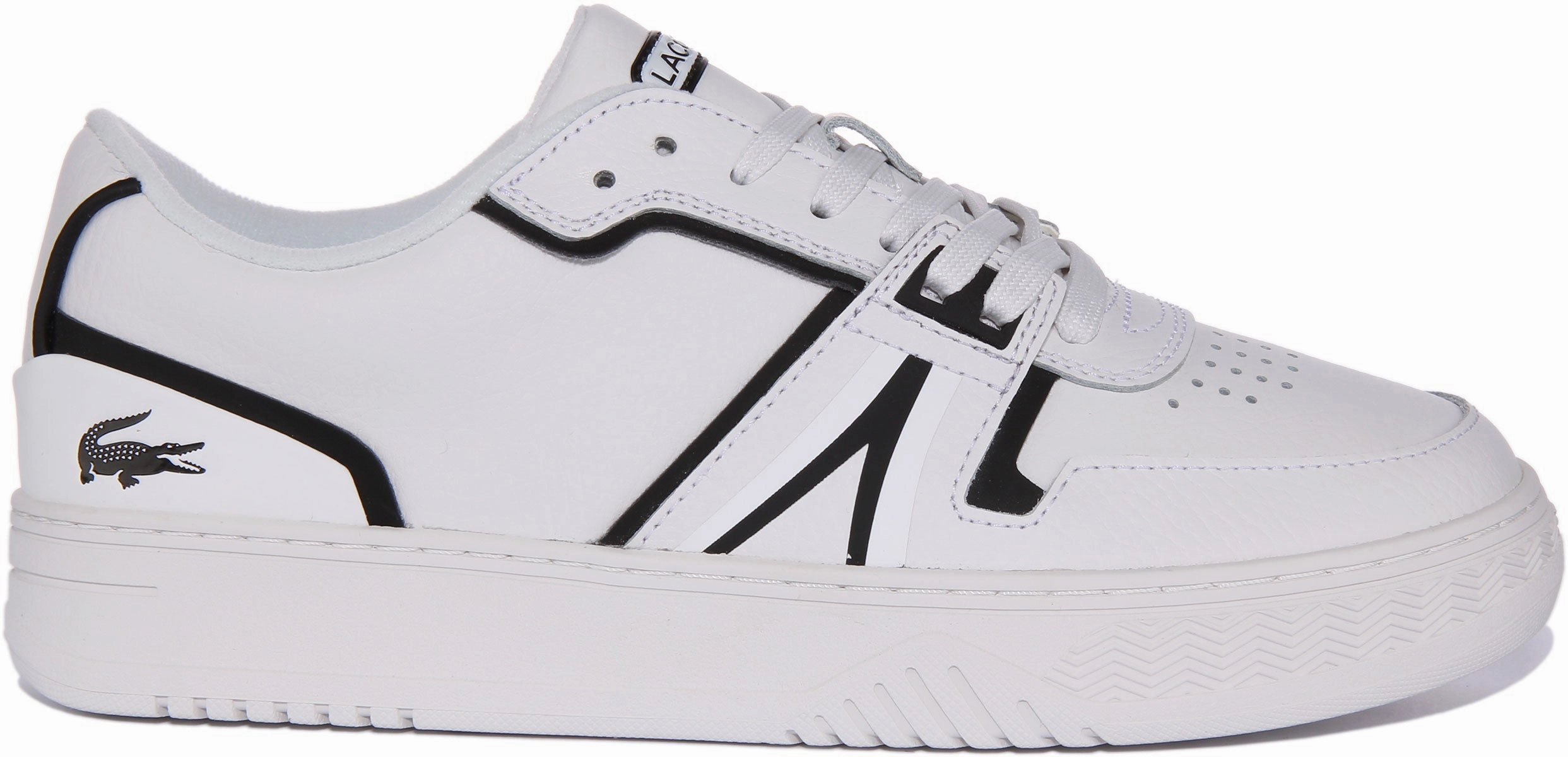 Lacoste L001 123 7 In White Black For Men Fit Lock