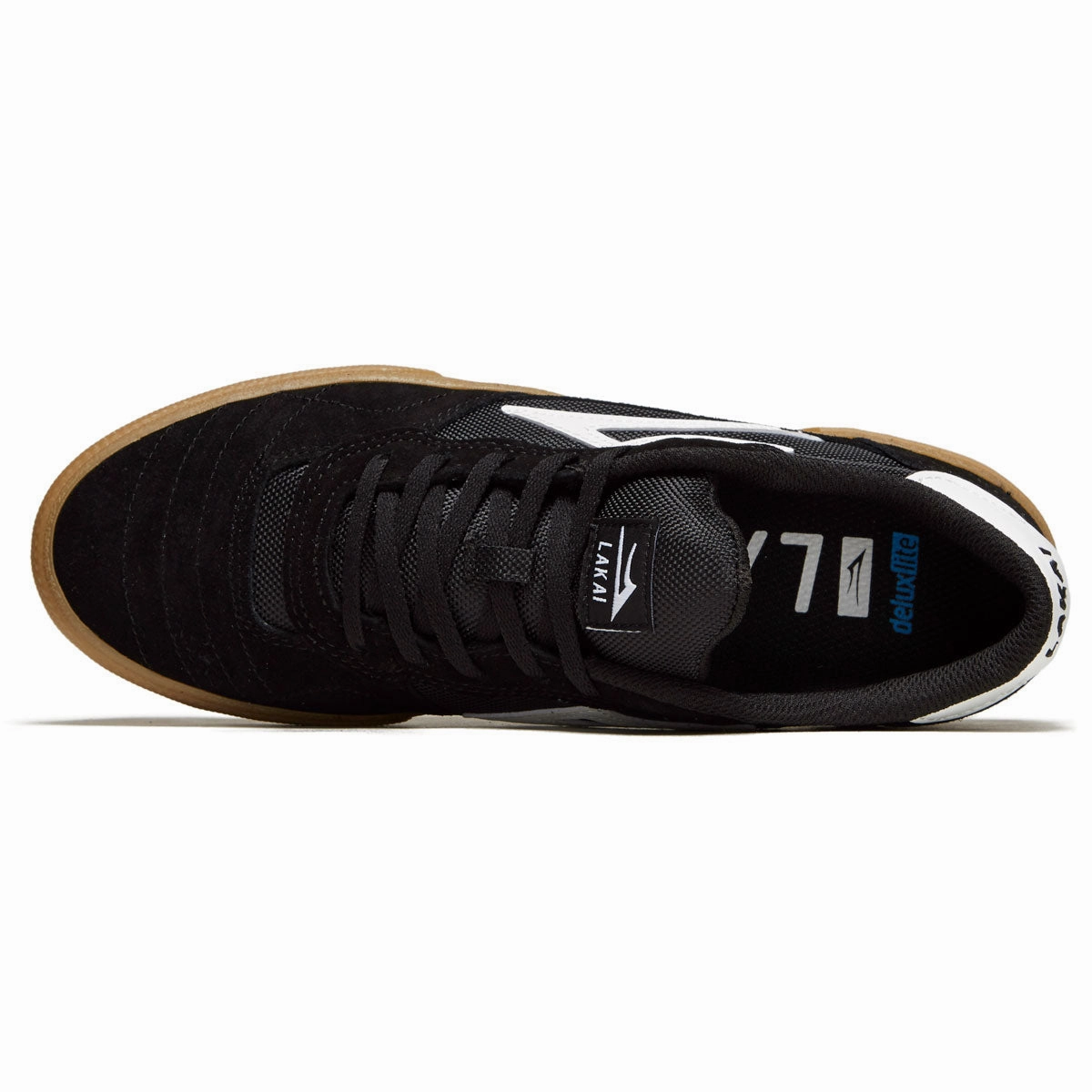 Lakai Cambridge Shoes - Black/Gum Suede Air Balance