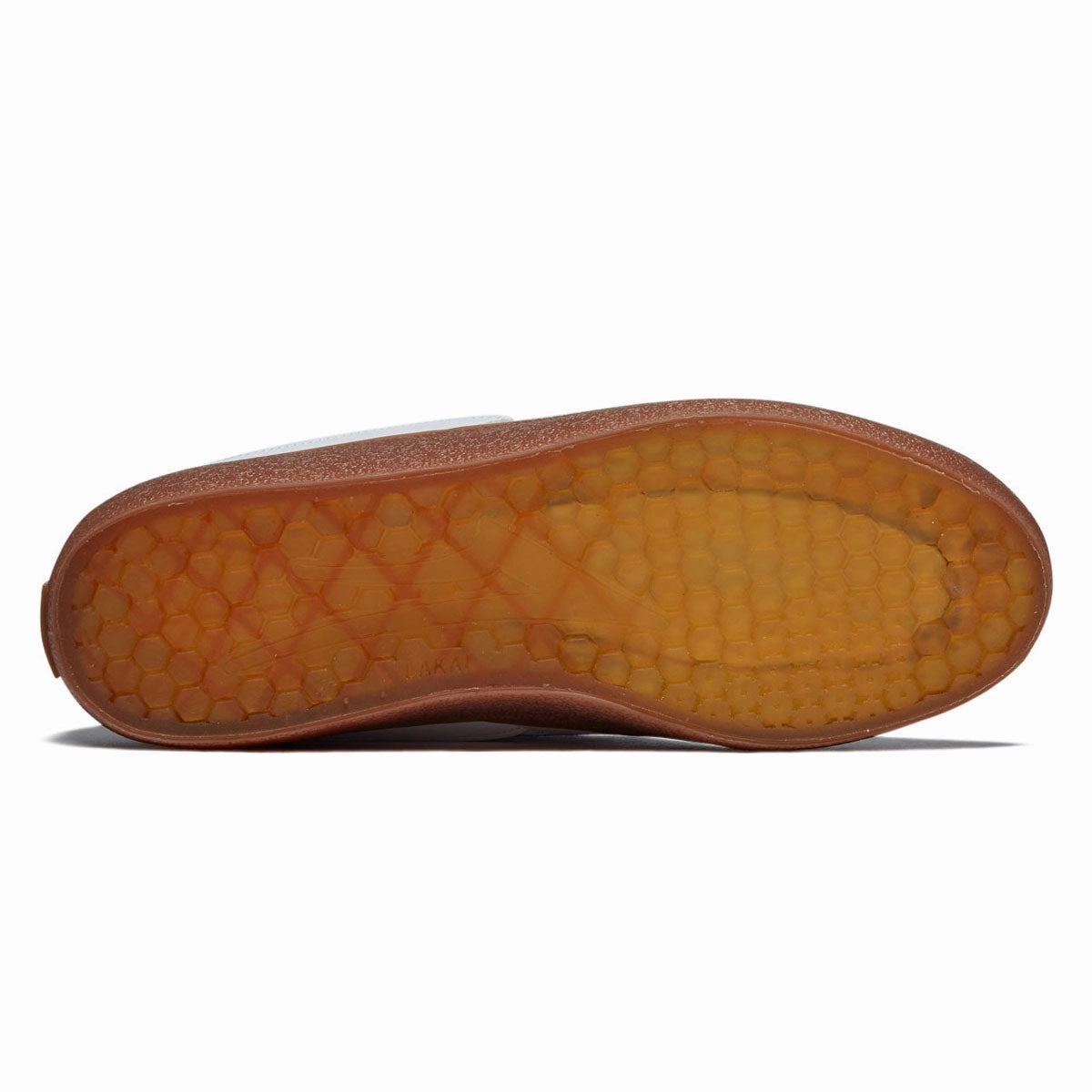 Lakai Essex Shoes - White/Gum Leather Anti Slip