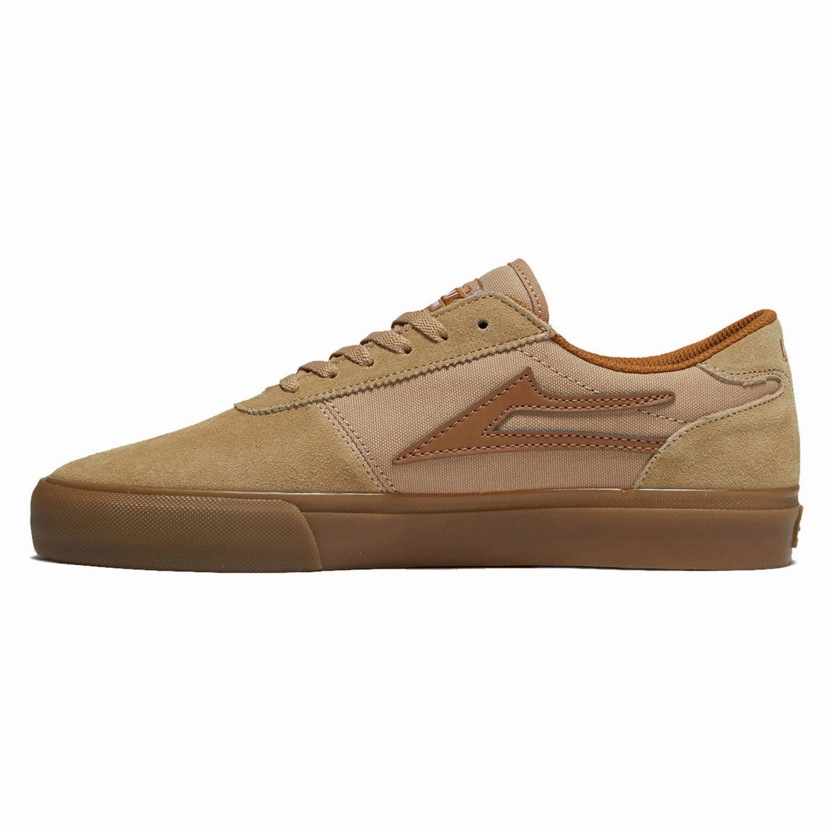 Lakai Manchester Shoes - Tan/Gum Suede Daily Flex
