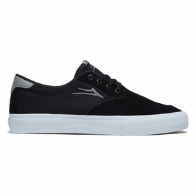 Lakai Riley 3 Shoes - Black/Grey Suede Precision Movement