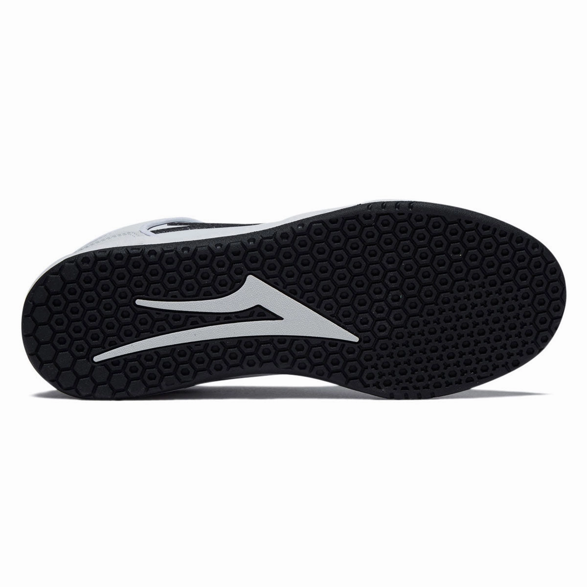 Lakai Telford Low Shoes - White/Black Leather Toe Secure