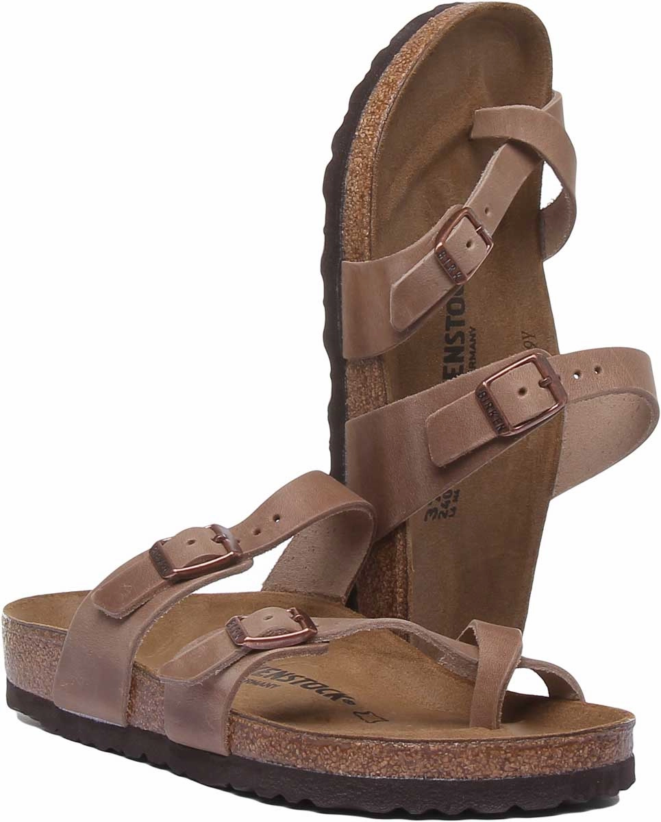 Large Size Birkenstock Mayari In Tobacco | Regular Fit