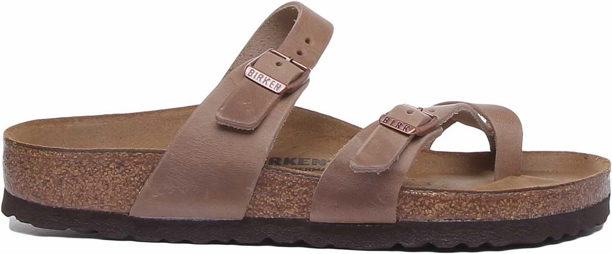 Large Size Birkenstock Mayari In Tobacco | Regular Fit