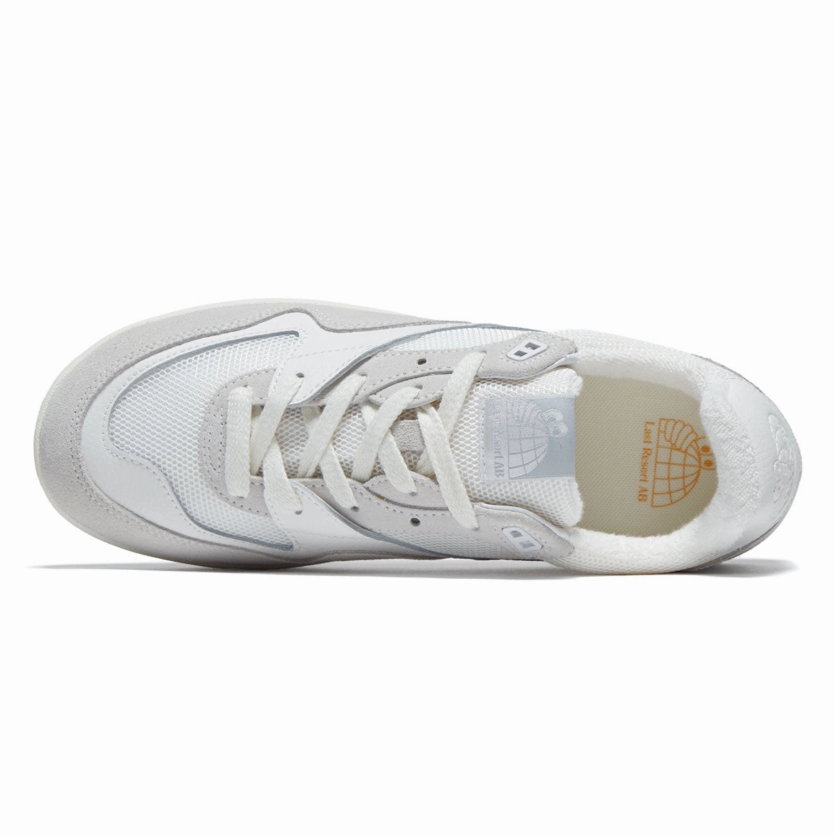 Last Resort AB CM002 Suede Lo Shoes - White/White Street Ride