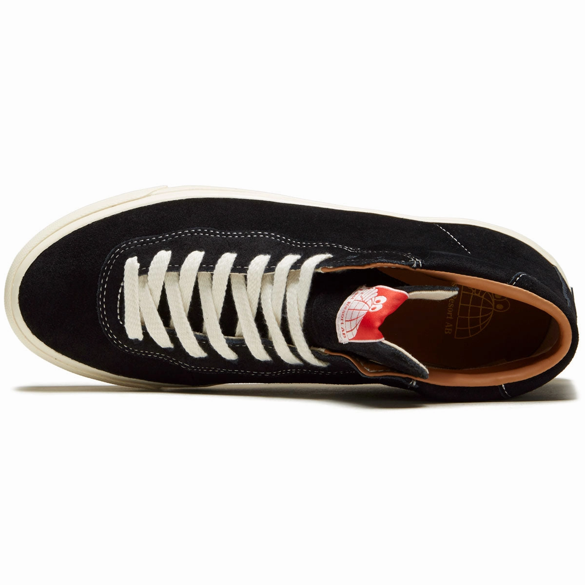 Last Resort AB VM001 Suede Hi Shoes - Black/White Foot Flex