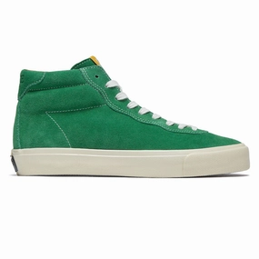 Last Resort AB VM001 Suede Hi Shoes - Kelly Green/White Casual Everyday Performance Fit