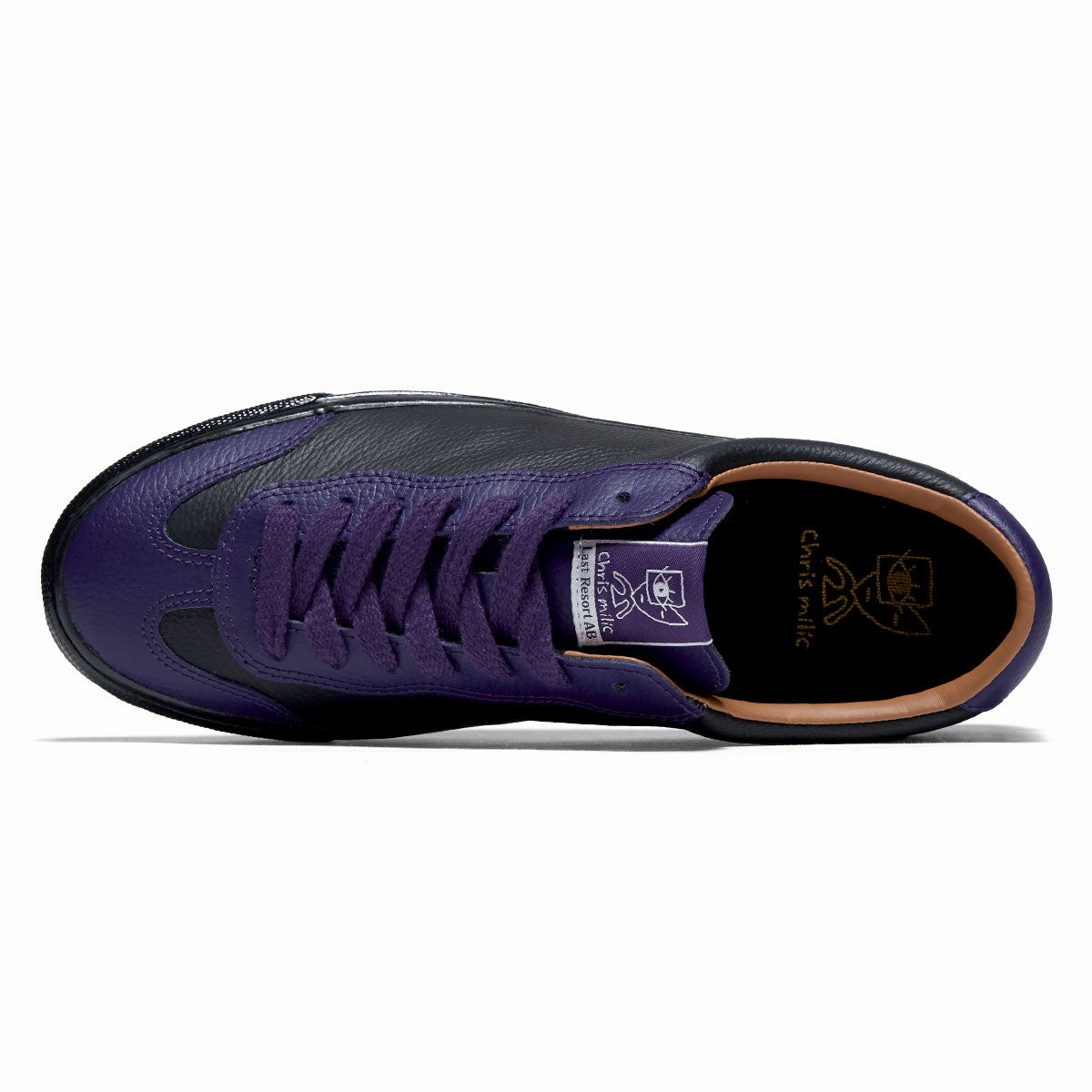 Last Resort AB VM004 Milic Shoes - Black Heliotrope/Black Board Lock