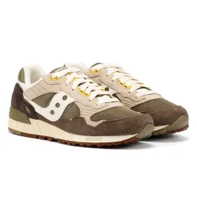 Saucony Shadow 5000 Green/Off White Trainers Comfort System Peak Motion