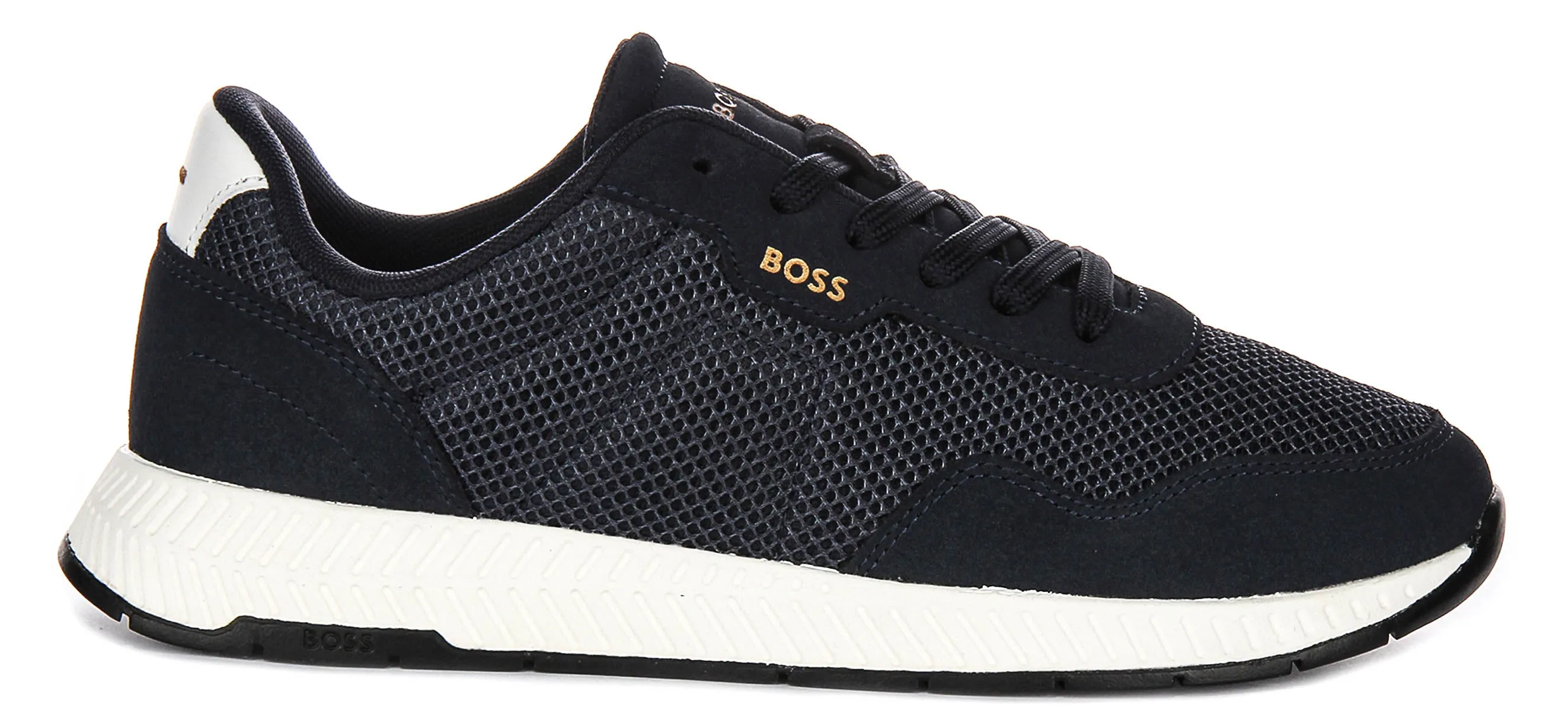 Lateral Stability Boss Titanium Runner In Dark Blue For Men