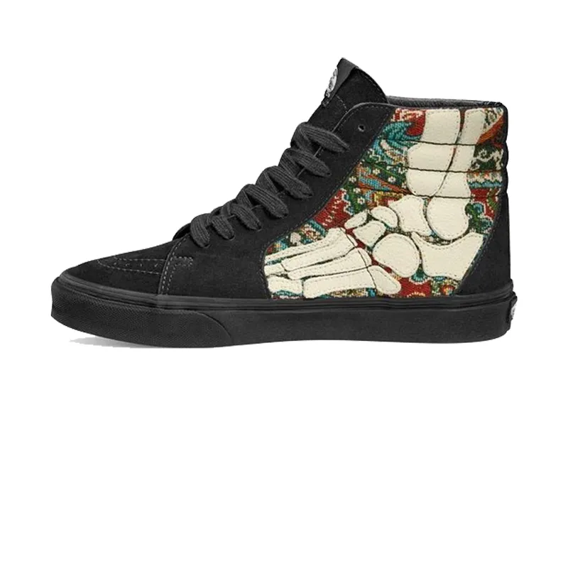 Layered silhouette VANS - SK8 Hi - Hazy Bones - Black/White - Unisex