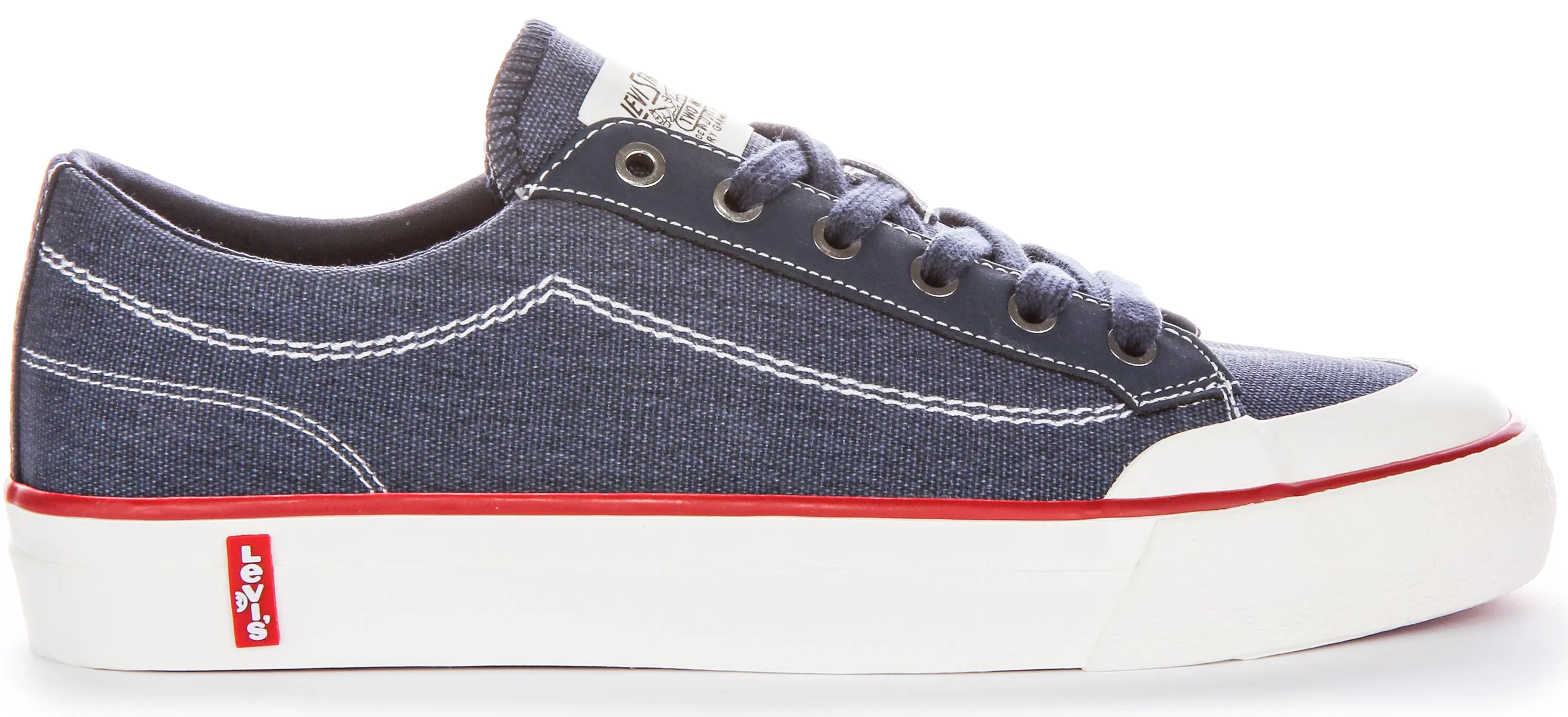 Levi LS2 Trainers In Navy Blue For Men Step Support