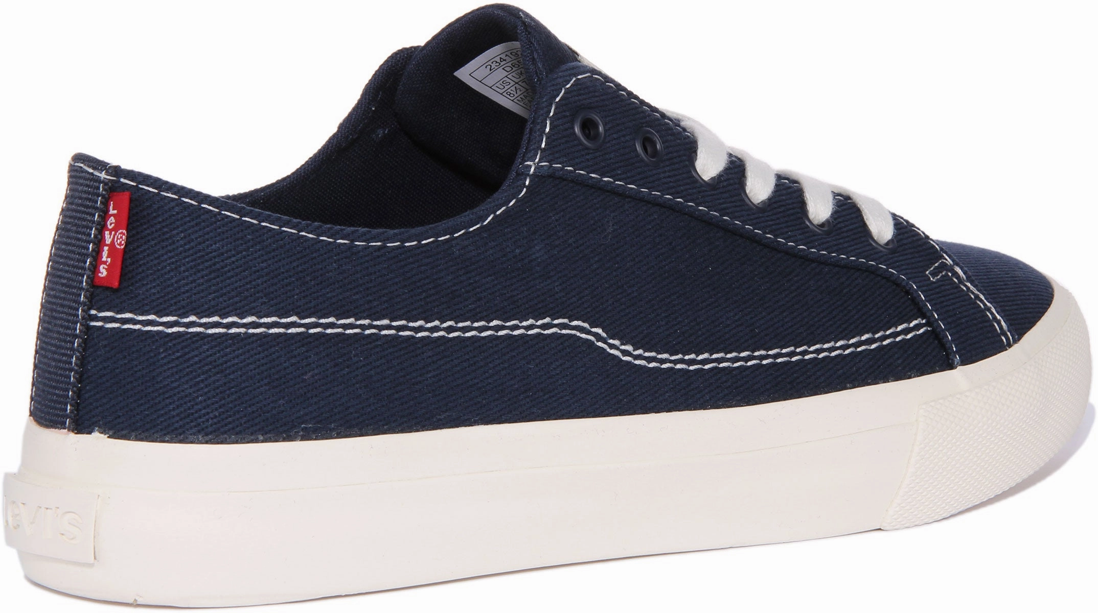 Levi Decon Lace In Navy Blue For Men Quick Lock