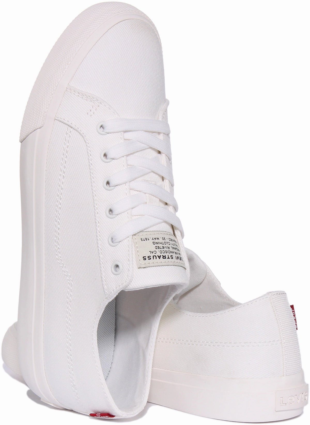 Levi Decon Lace In White For Men Workout Traction