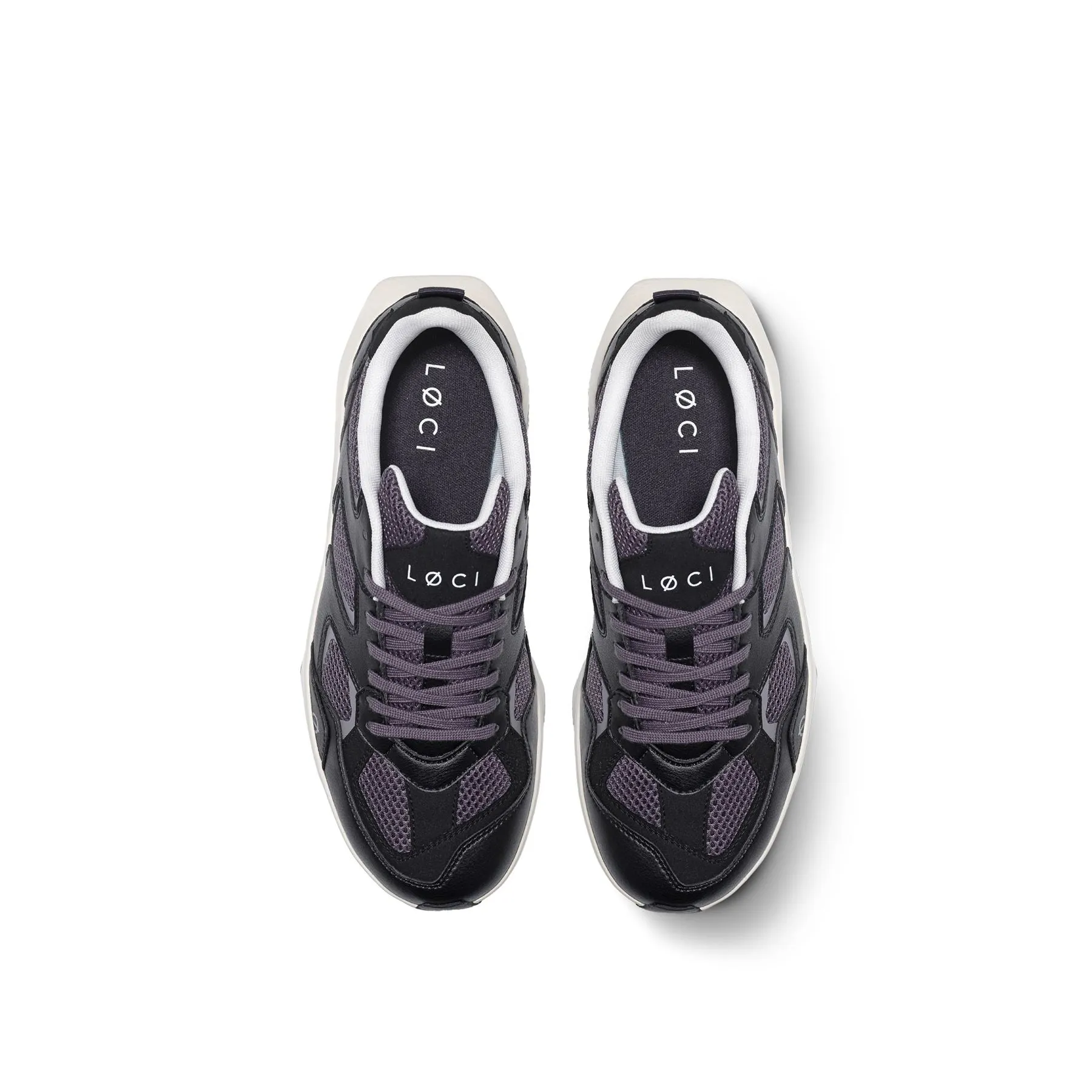 L???I V???T Black/Grey Trainers Smooth Edge