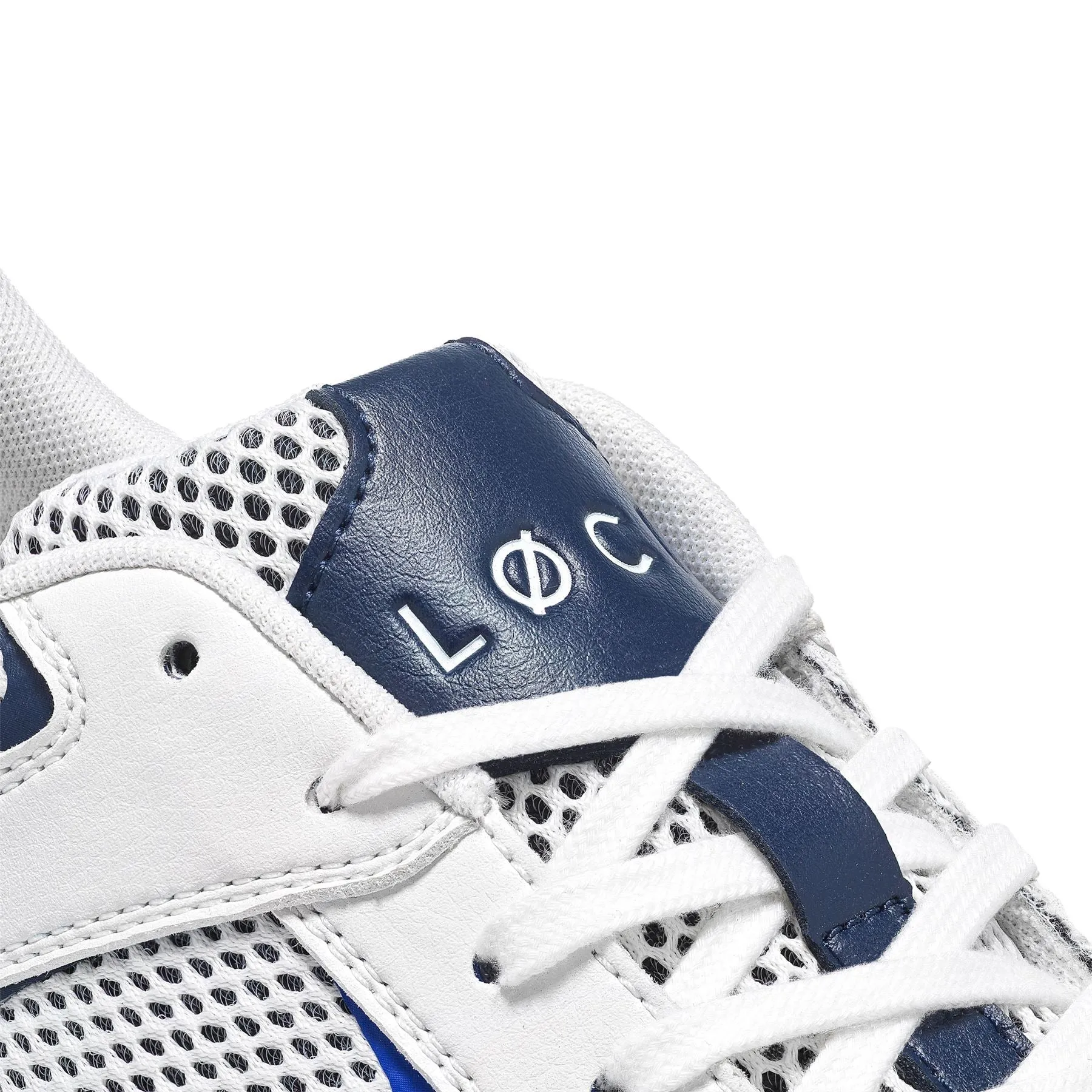 L???I V???T White/Navy/Blue Trainers Lightweight Build