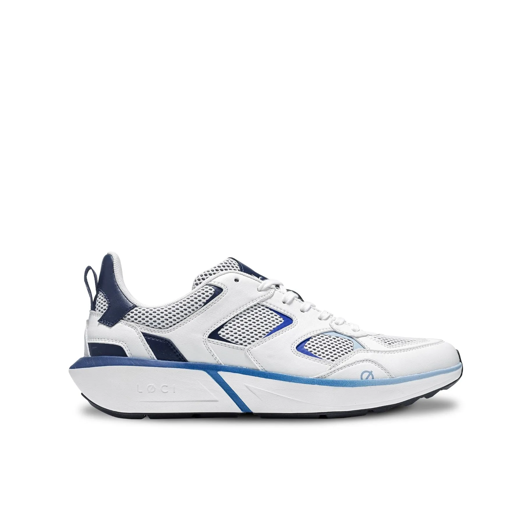 L???I V???T White/Navy/Blue Trainers Lightweight Build
