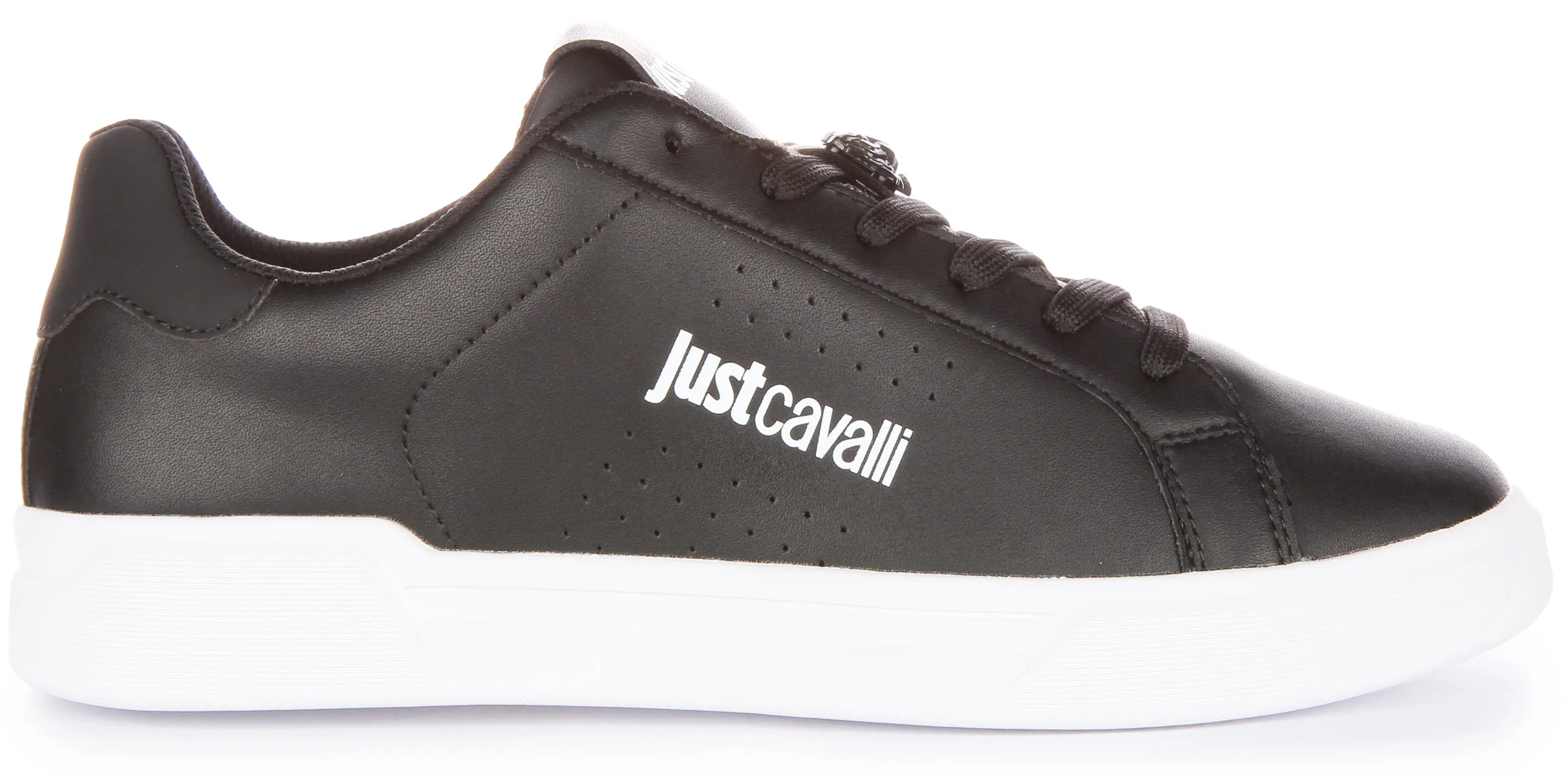 Light Base Just Cavalli Fondo Minimal Low In Black White For Men