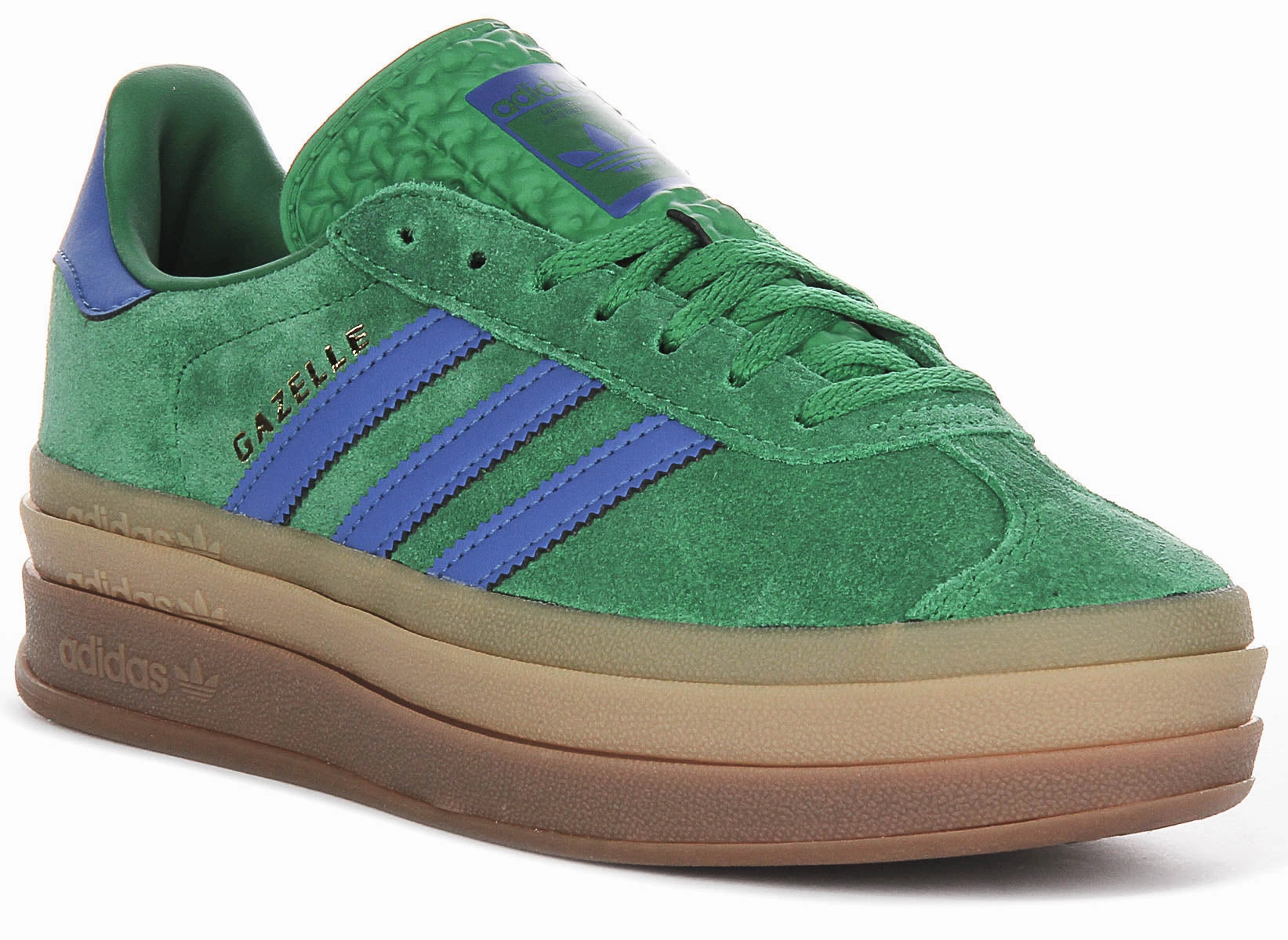 Adidas Gazelle Bold W In Green For Women Soft Landing