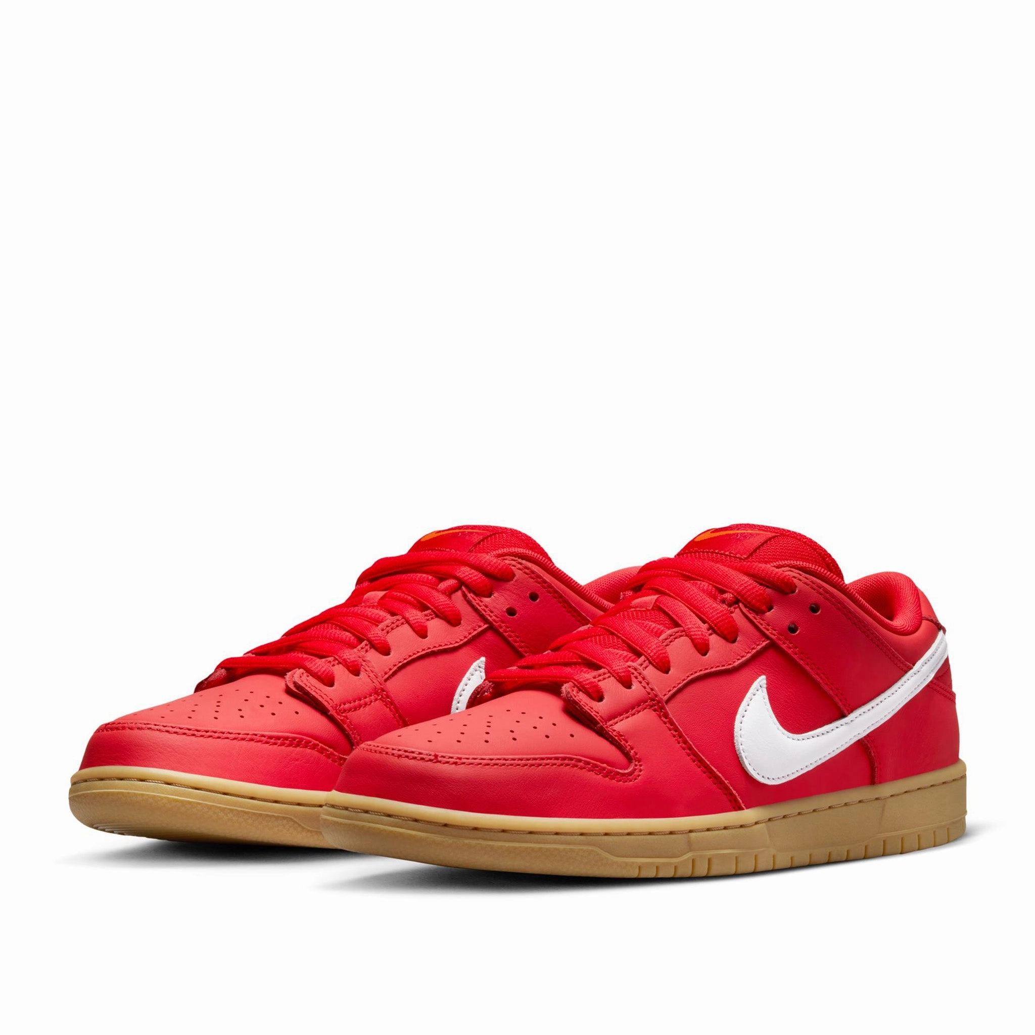 Light - handed Nike SB Dunk Low Pro University Red/Gum Sale