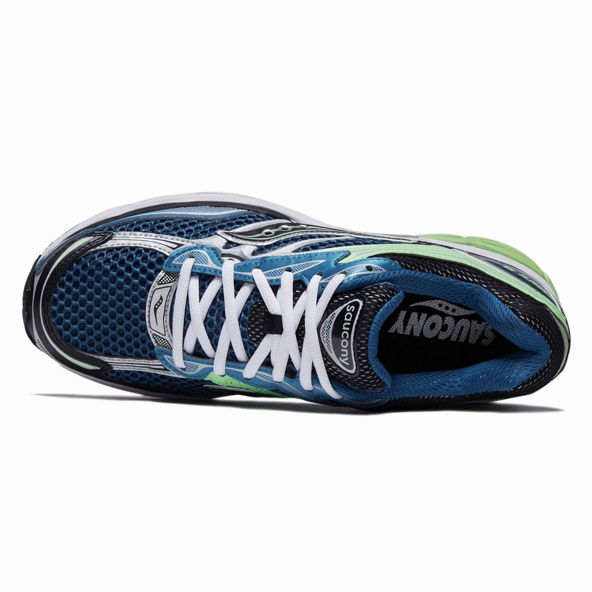 Light - weight sole Saucony Progrid Omni 9 Shoes - Blue/Lime
