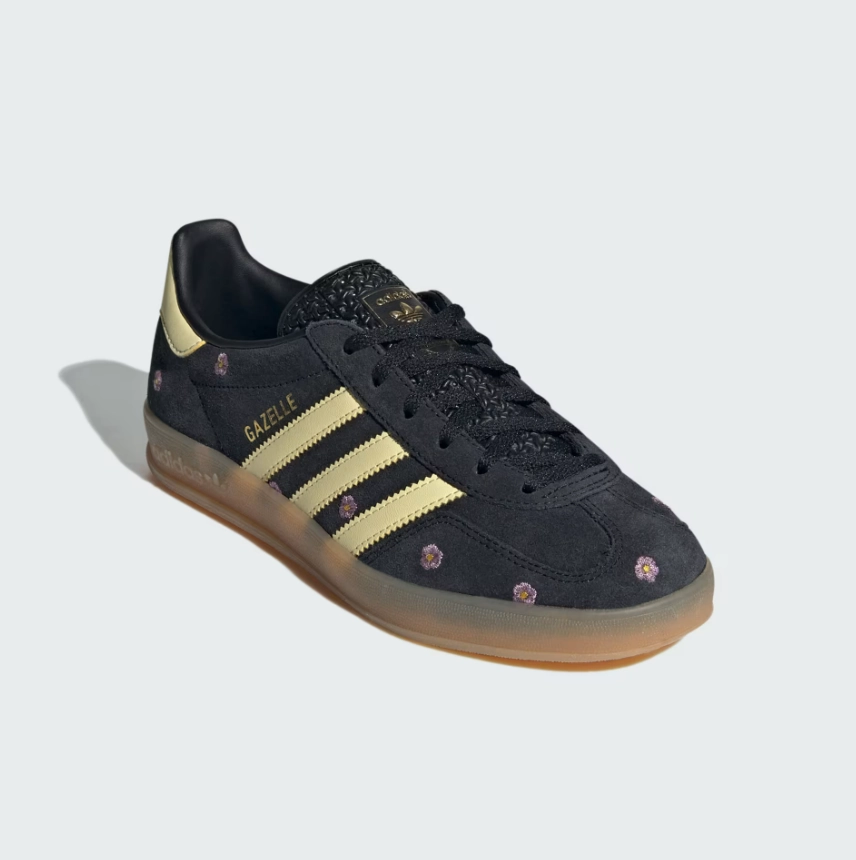 Light - Weighted adidas - Gazelle Indoor - Core Black/Almost Yellow - Women's [IF4490]