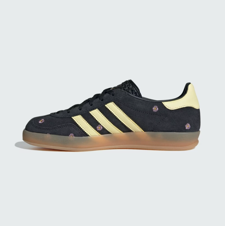 Light - Weighted adidas - Gazelle Indoor - Core Black/Almost Yellow - Women's [IF4490]