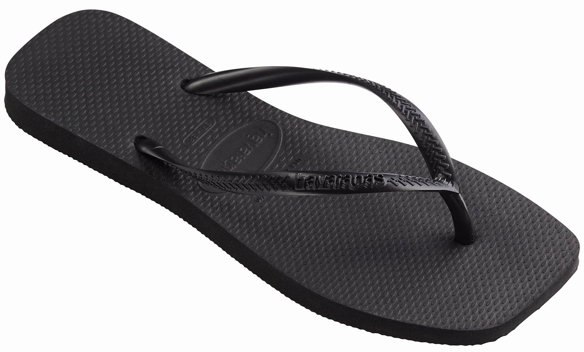 Light cushion Havaianas Square Sandals In Black For Women