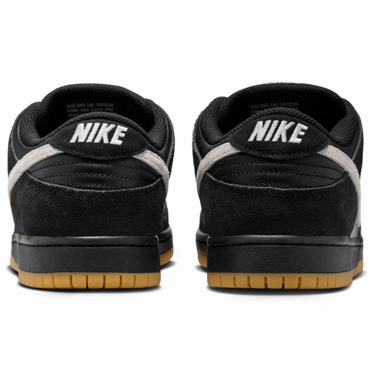 Light Ease Nike SB Dunk Low Pro Shoes - Black/White/Black/Gum/Light Brown